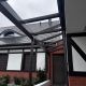 zadaszenie przejazdu aluminium szkło